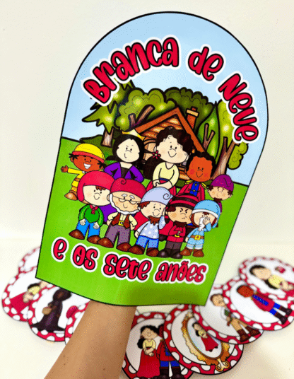 Luva história "Branca de Neve" - Imagem 5