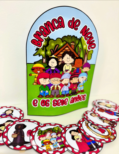 Luva história "Branca de Neve" - Imagem 6