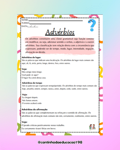 APOSTILA 5° ANO - GRAMÁTICA - Imagem 5