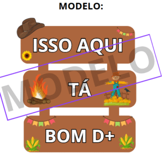 PLACAS DE FESTA JUNINA