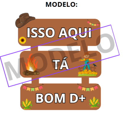PLACAS DE FESTA JUNINA
