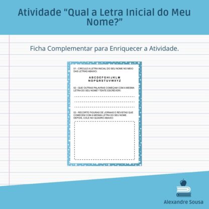 Atividade "Qual a Letra Inicial do Meu Nome?" - Image 5