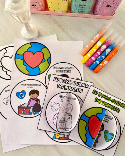 📗💚 Livrinho Eu Posso Cuidar do Planeta 🌍🌱 | Recurso Dia do Meio Ambiente - Image 3