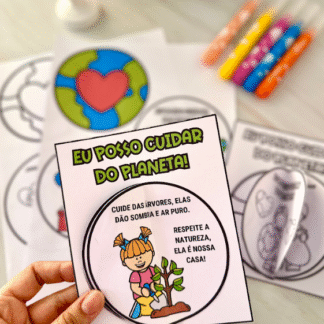 📗💚 Livrinho Eu Posso Cuidar do Planeta 🌍🌱 | Recurso Dia do Meio Ambiente