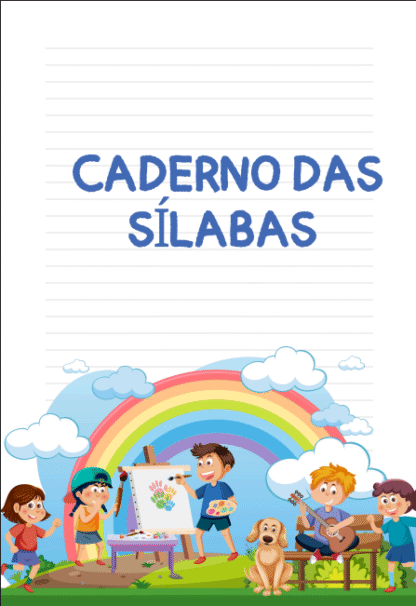 Caderno das sílabas