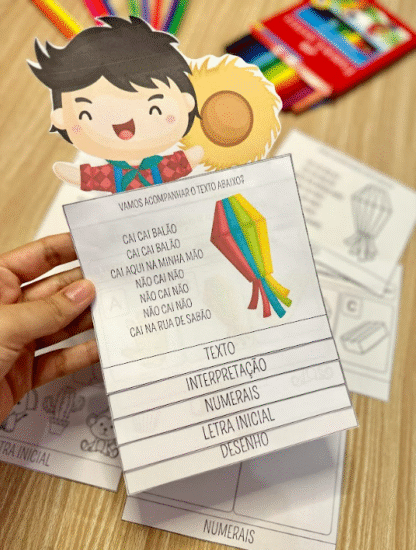 📚 Flipbook Festa Junina – Atividades de Interpretação! 🎉🌽