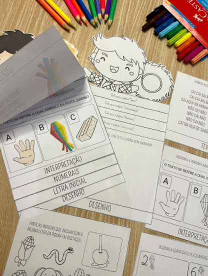 📚 Flipbook Festa Junina – Atividades de Interpretação! 🎉🌽 - Image 3