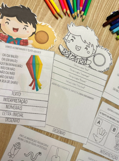 📚 Flipbook Festa Junina – Atividades de Interpretação! 🎉🌽 - Image 2