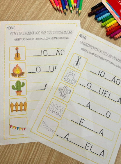 🎉 Apostila de Atividades - Festa Junina 🌽✏️ - Image 6