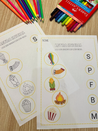 🎉 Apostila de Atividades - Festa Junina 🌽✏️ - Image 4