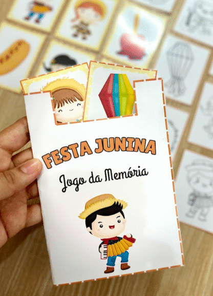 🧠 Jogo da Memória – Festa Junina 🎉👒