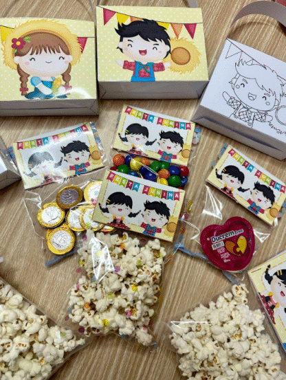 🎉 Kit Lembrancinhas Festa Junina 🌽🎊
