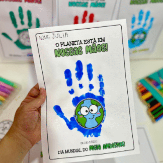 ATIVIDADE O PLANETA ESTÁ EM NOSSAS MÃOS - MEIO AMBIENTE