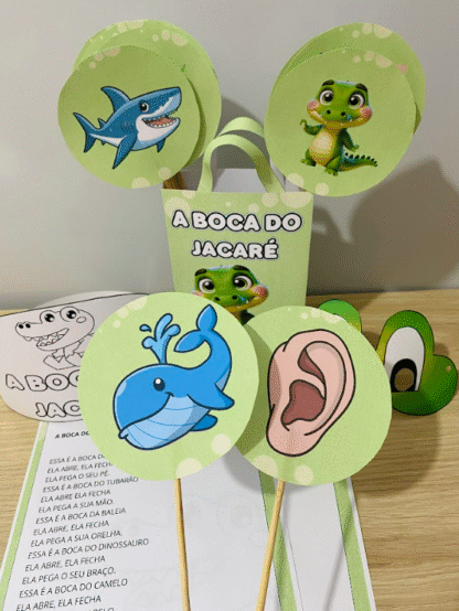 🎶 Sacola Musical – A Boca do Jacaré | Educação Infantil | PDF Lúdico - Image 5