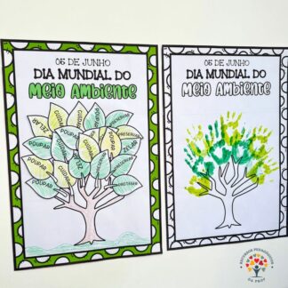 Cartaz Colaborativo Árvore - Meio Ambiente