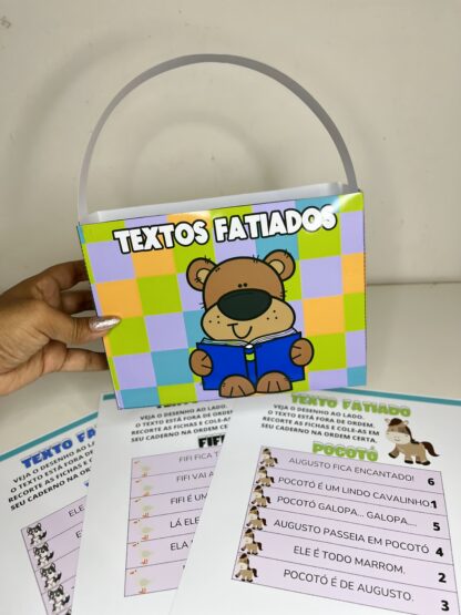 Maletinha dos Textos Fatiados - Leitura e compreensão de texto