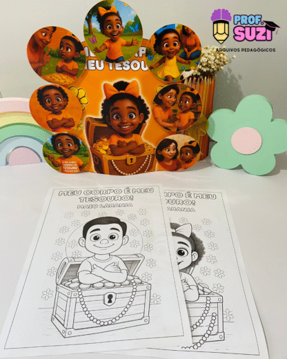 Luva de Histórias "Meu Corpo é Meu Tesouro" – Especial Maio Laranja!