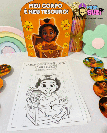 Luva de Histórias "Meu Corpo é Meu Tesouro" – Especial Maio Laranja! - Imagem 3