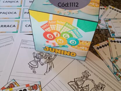 BINGO JUNINO MAIS DIVERTIDO E COMPLETO PARA SUA SALA DE AULA! - Imagem 2
