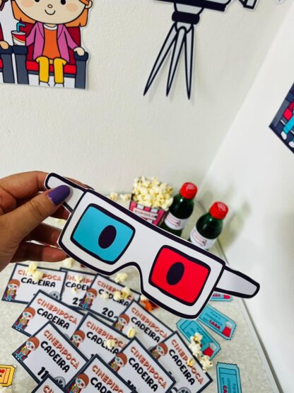 🍿 Cine Pipoca – Kit Completo para Imprimir | Dia das Crianças, Férias ou Dia Especial - Image 12