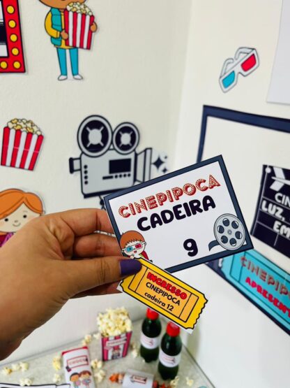 🍿 Cine Pipoca – Kit Completo para Imprimir | Dia das Crianças, Férias ou Dia Especial - Image 10