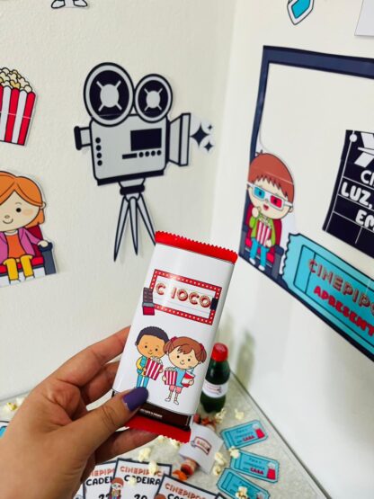 🍿 Cine Pipoca – Kit Completo para Imprimir | Dia das Crianças, Férias ou Dia Especial - Image 9