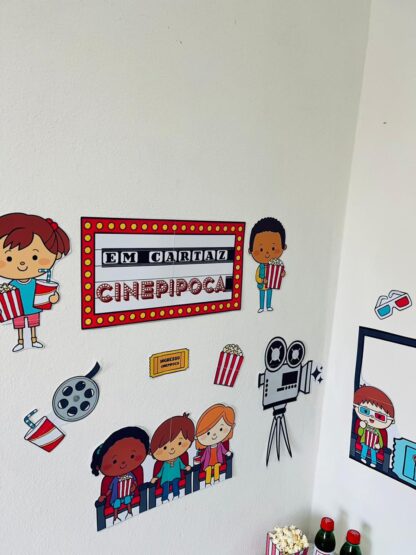 🍿 Cine Pipoca – Kit Completo para Imprimir | Dia das Crianças, Férias ou Dia Especial - Image 7