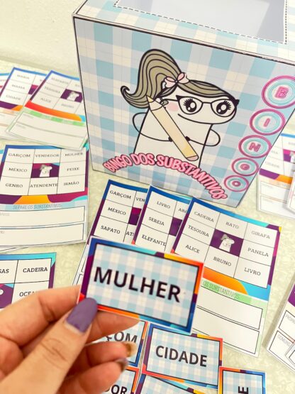BINGO DOS SUBSTANTIVOS COMUNS E PRÓPRIOS - Image 9