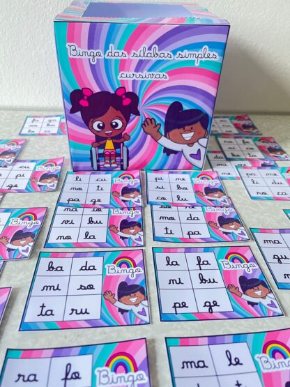 🎲 Bingo das Sílabas Simples Cursivas | PDF Educativo | Letra Cursiva