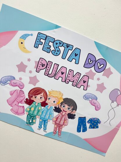 🎉 Festa do Pijama – Painel e Decoração para Imprimir | Atividade Especial e Divertida - Image 3