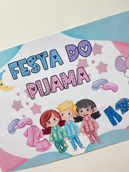 🎉 Festa do Pijama – Painel e Decoração para Imprimir | Atividade Especial e Divertida - Image 4