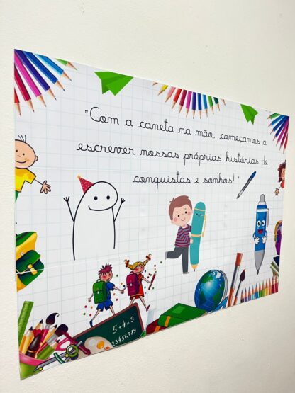 ✍️ Painel Festa da Caneta – Transição para Letra Cursiva | Recurso Pedagógico para Imprimir - Image 4