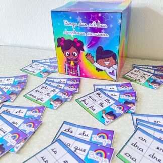 🎲 Bingo das Sílabas Complexas Cursivas | PDF Educativo | Letra Cursiva