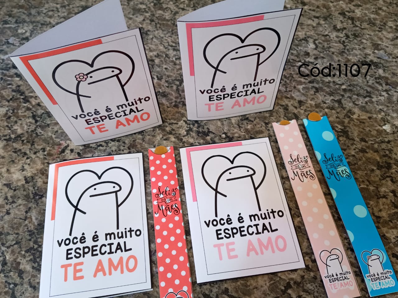 PORTA LIXA + CARTÃO DIA DAS MÃES