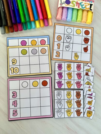 Trabalhando números e cores