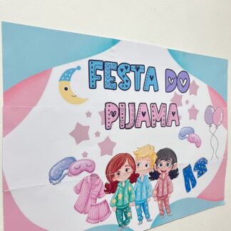 🎉 Festa do Pijama – Painel e Decoração para Imprimir | Atividade Especial e Divertida
