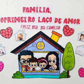 Painel interativo dia da família