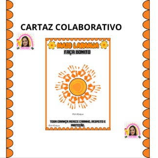 Cartaz colaborativo: Maio laranja 🧡