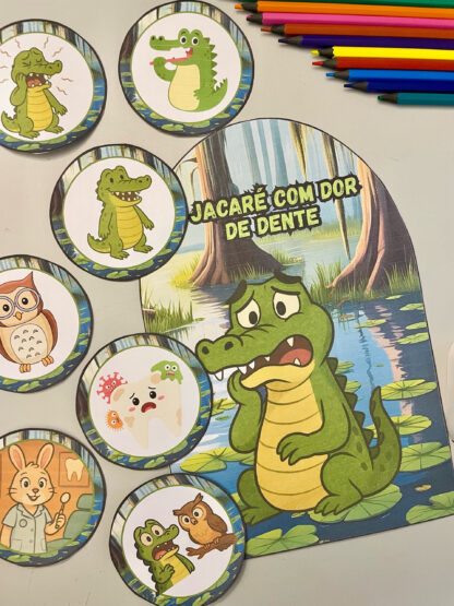 História: O Jacaré com dor de dente
