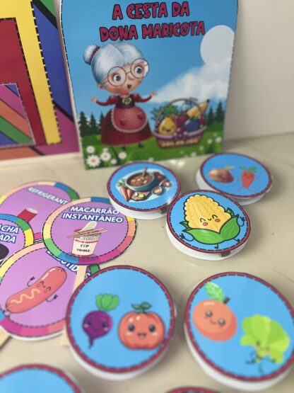 🍎🥦 Projeto Alimentação Saudável – Luva, Cesta e Dona Maricota! 🥕🍉 - Image 3