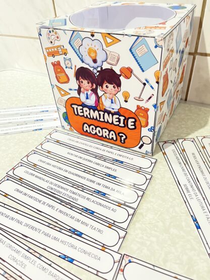 Caixinha Terminei e agora?
