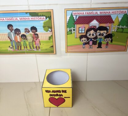 KIT DIA DA FAMÍLIA - PAINEL E CAIXINHA DE HISTÓRIA - Image 2