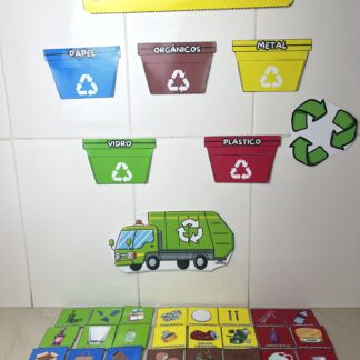 Painel Educativo: Reciclagem e Sustentabilidade para Crianças