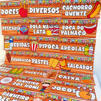 Placas Festa - Junina
