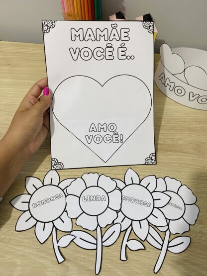 Cartão Dia das Mães - Flores
