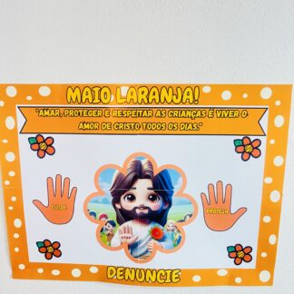 Painel maio laranja