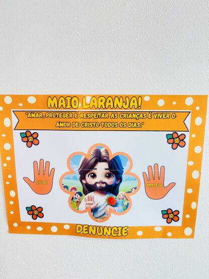 Painel maio laranja