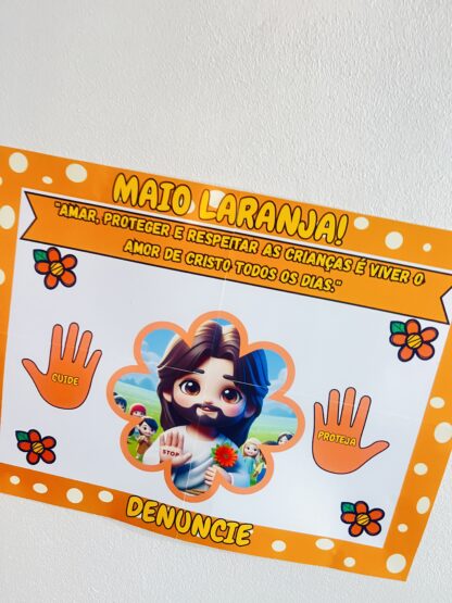 Painel cristão Maio laranja - Image 2