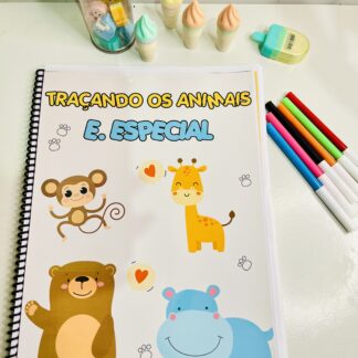 Apostila traçando os animais- Educação Especial