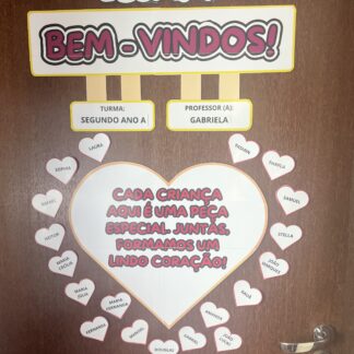 Painel de porta Coração